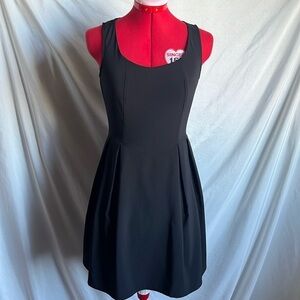 SM91 Uk2La black sleeveless high neck dress